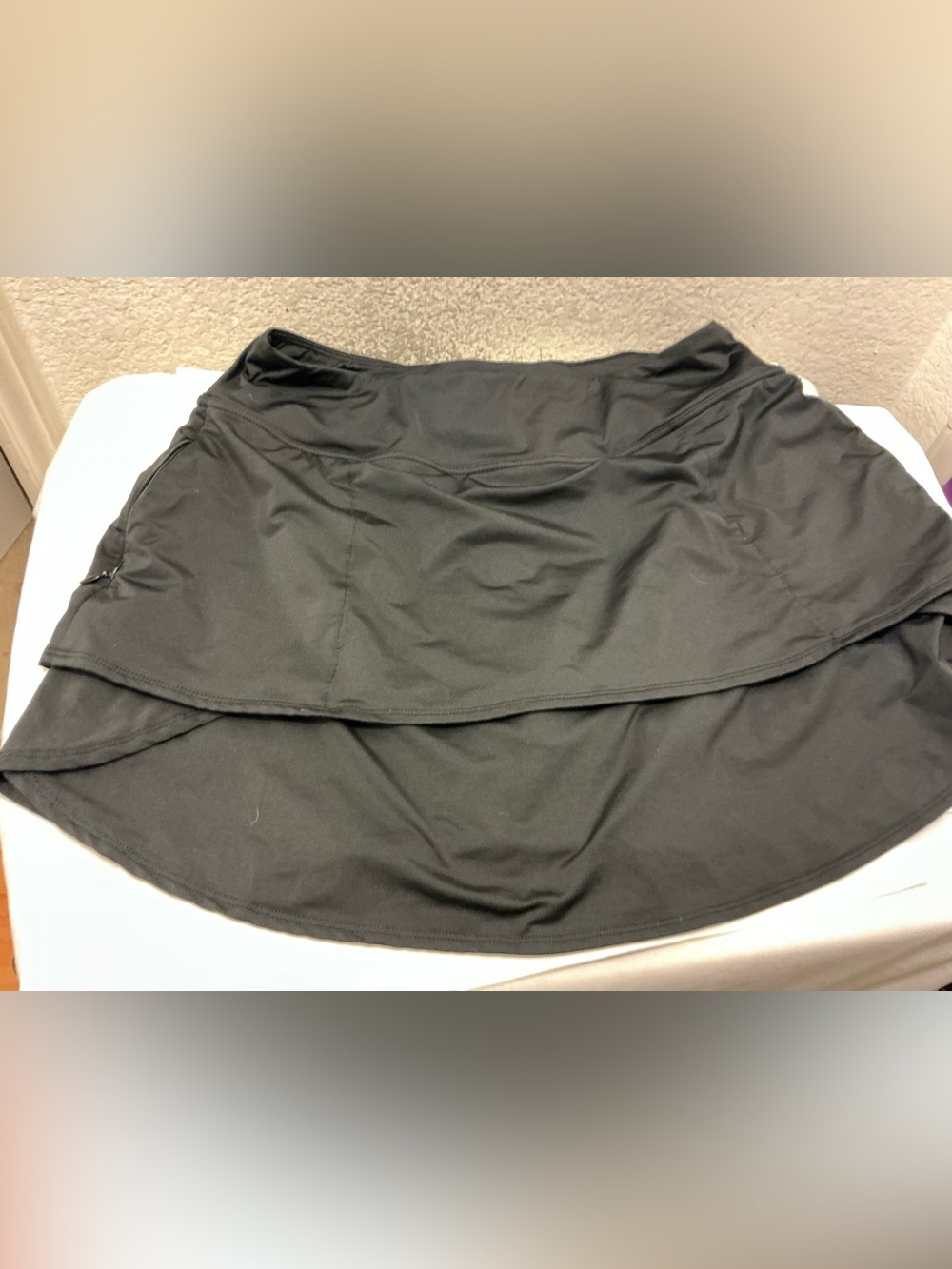 FootJoy  Athletic Solid Tiered Skort Size L Golf Skort